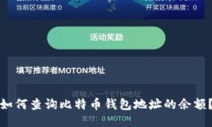 如何查询比特币钱包地址