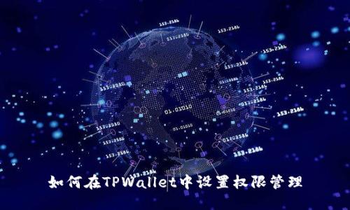 如何在TPWallet中设置权限管理