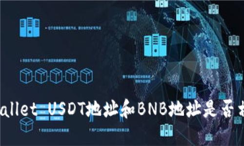 TPWallet USDT地址和BNB地址是否相同？